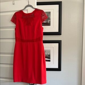 ANTONIO MELANI Vibrant Blood Orange Dress